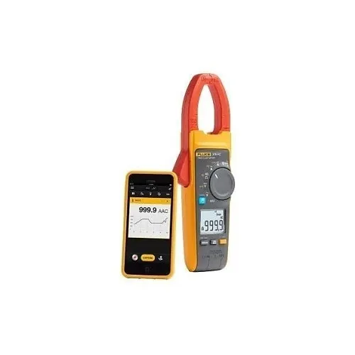 Fluke FLUKE-376 FC Clamp Meter, 1000 Max AC Amps, AC/DC Volts up to 1000V, 1.6 in Jaw Opening, 800Hz AC Response