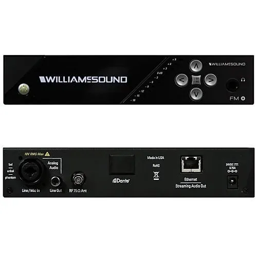 Williams AV FM T55 WC2 Large-Area Worship FM Assistive Listening Communication System