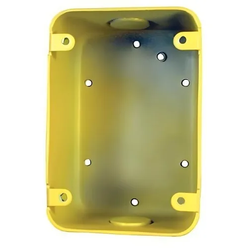 Bosch FMM-100BB-Y Surface Backbox, 4.74x3.25x2.25", Yellow