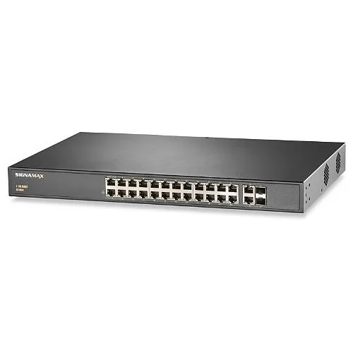 Signamax FO-SC10020 24-Port Fast Ethernet PoE+ Switch