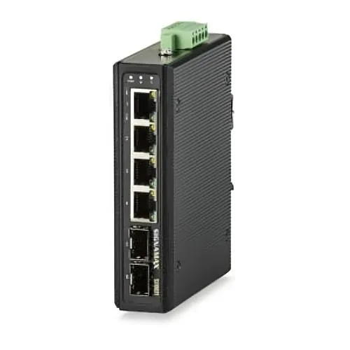 Signamax FO-SI10031 I-100 4-Port Industrial Gigabit PoE+ Switch