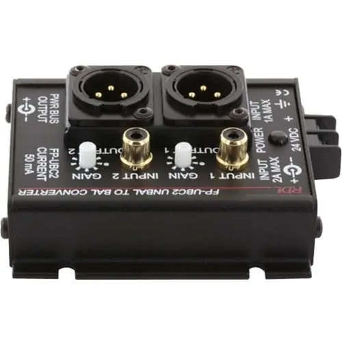 RDL FP-UBC2 Unbalanced To Balanced Converter, 2-Channel