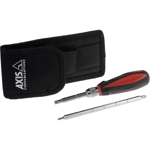 AXIS 5507-711 4-in-1 Security Screwdriver Kit with Double-Sided Insert Bits and Standard Philips Head