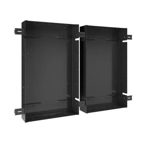 Chief FPIWMKIT1 Tempo Flat Panel In-Wall Boxes and Stud Tabs Kit for Displays Above 65', VESA Wall Mount, Black