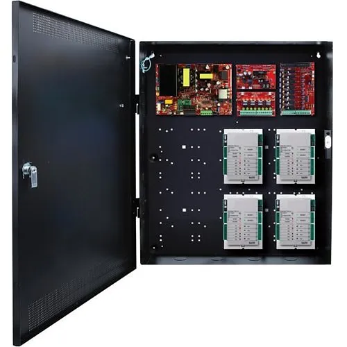 LifeSafety Power FPO150-B100C8D8E4-4SL1 FlexPower Door Salto Unified Power System, 150 W, 12/24VDC, Locks, AUX Outputs