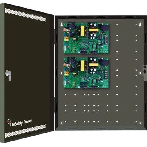 LifeSafety Power FPO150-B100E1 4A 24VDC 4A 12VDC Access Control Power Supply 12" x 14" x 4.5" Enclosure