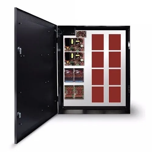 LifeSafety Power FPO150-B100M8PNL4E2M 150W Dual Voltage Power Supply, 8 Managed Lock Outputs, 120VAC Input