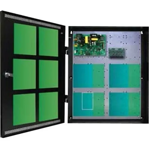 LifeSafety Power FPO150-D8PE4M1 Integrated Mercury Power System, Dual Voltage, 12V, 12A, 24 Volt, 6A, 150W, AUX Output, 20" x 4.5" x 24" Enclosure