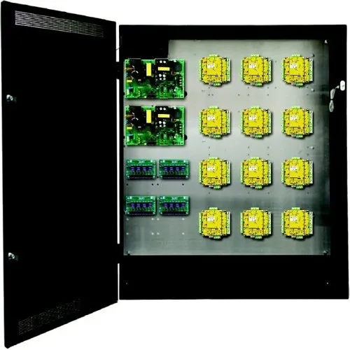 LifeSafety Power FPO150/250-4D8E8P FlexPower PCLASS Unified Power System 400W, 12/24V DC, Multi-Door, 32 AUX Outputs