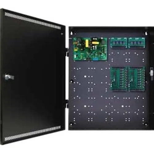 LifeSafety Power FPO250-2C82D8E4 16-Door 20A 12VDC 16 Lock and 16 AUX Distribution Outputs, 20" x 24" x 4.5" Enclosure