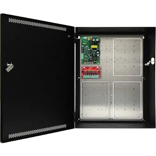 LifeSafety Power FPO75-D8PE2M Integrated Mercury Power System, Mclass Unified, 6Aere 12 Volt DC/3A 24 Volt DC, 75 Watt, 4-Door, AUX, 20" x 4.5" x 16" H