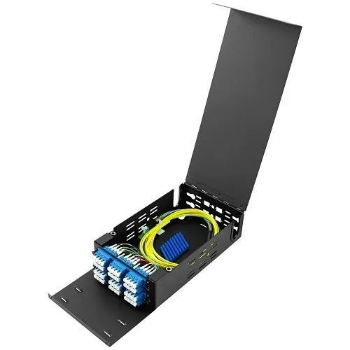 Lynn Electronics FPP-02-W-18 2 LGX Wall Mount Fiber Patch Panel Enclosure, Unloaded