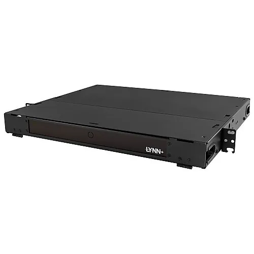 Lynn Electronics FPP-03-R1-03 1U Premium Rack Mount Fiber Patch Panel Enclosure (Unloaded), 3-Strip