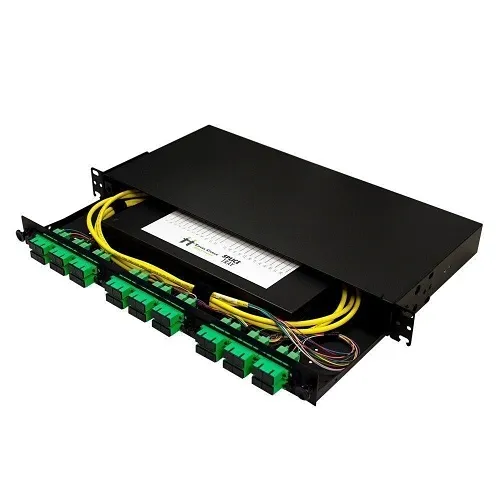 Lynn Electronics FPP-03-R1-23 1U CHOICE Rack Mount Fiber Patch Panel Enclosure (Unloaded)