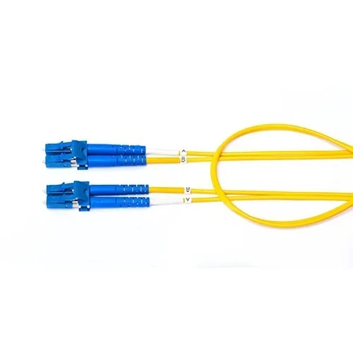 Belden FPSLDLD005M OS2 FiberExpress Patch Cord, LC Duplex to LC Duplex, 5m, Yellow