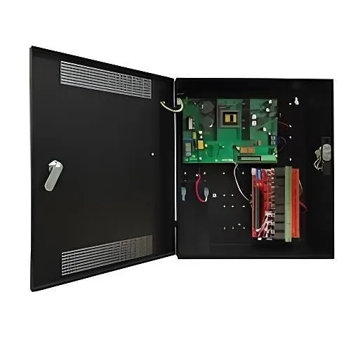 LifeSafety Power FPV4-R8E1 4A 8-Lock E1 Enclosure, 12V/24V