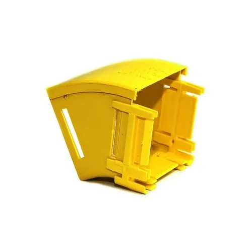 Belden FRCE1YL3D Fiber Raceway Elbow, 30° Down, with Lid