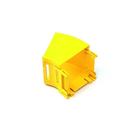 Belden FRCE1YL3H Fiber Raceway Elbow, Horizontal, 30-Degree, Yellow