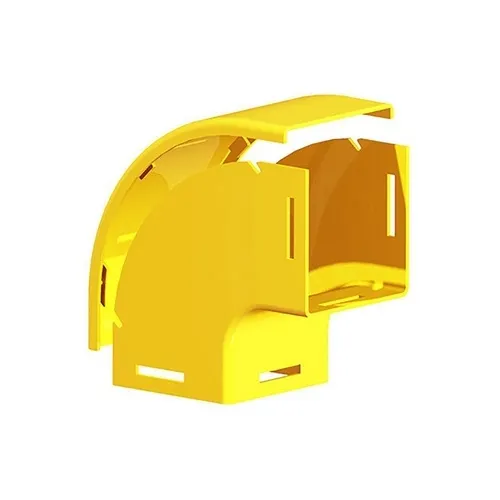 Belden FRCE3YL9D Fiber Raceway Elbow, 90° Down, with Lid