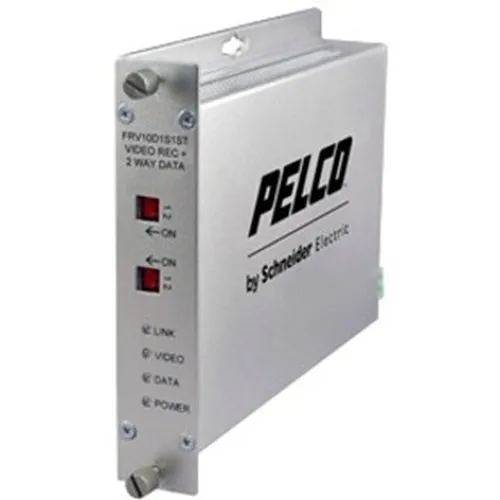 Pelco FRV10D1M1ST 1-Channel Video Bi-Direct RX ST Connector, Multi-Mode
