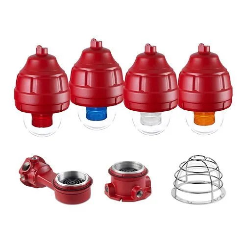 Federal Signal FSEX Explosion-Proof Strobe Light, 4-Wire, In-Rush Limited, Clear