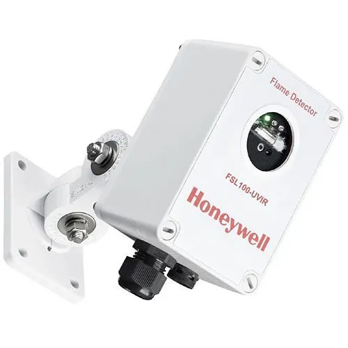 Honeywell Analytics / Vulcain FSL100-UVIR-W Triple IR Flame Detector, for ATEX Zone 2/22, FM 3611 Class 1, and Div2 EN54-10, High Sensitivity, Certificate FM3260 Approval, White Housing