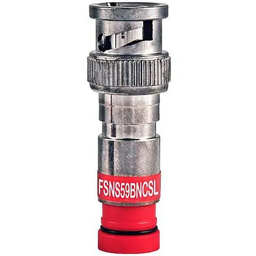 West Penn FSNS59BNCSL-25 RG59/U Compression BNC Connector, 25-Pack