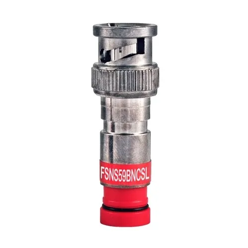 Belden FSNS59BNCU-25 ProSNS Snap-N-Seal RG59 Coax BNC Connector, 25-Pack