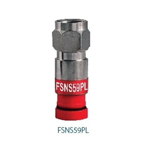 Belden FSNS59PL25 Coaxial Cable Connector, 25-Pack, Suitable for Plenum Use