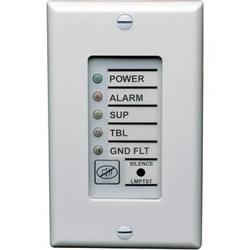 Edwards Signaling FSRSI Remote Annunciator, LED, Alarm, TROUBLE, SUPV, Ground Fault