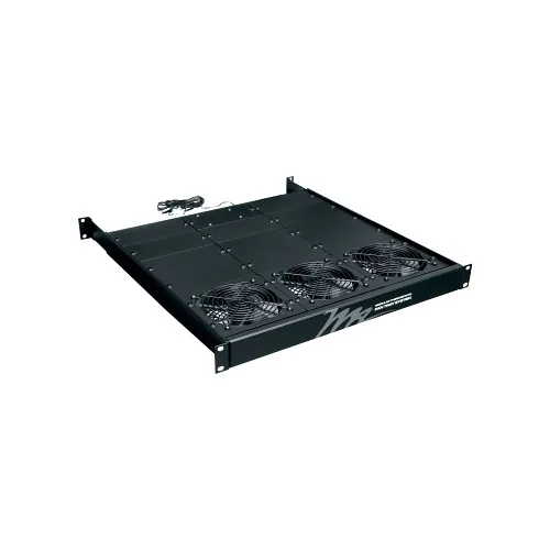 Middle Atlantic FTA-3 FTA Series Fan Tray System, 207 CFM, 1U RMS, 3-Fan