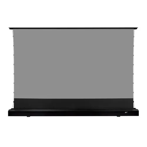 Elite Screens FTE122H3-C4D Kestrel Tab-Tension 3 Series 122" Motorized Rising 4D Screen, Black