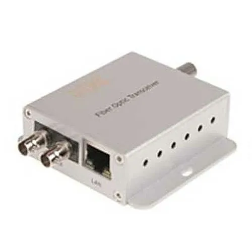 KBC Networks FTL1-M1A-MSA, 10 100Mbps Ethernet LAN Fiber Optic Media Converter "A" Side Fiber 1310, 1550nm, Multi-Mode 17dB Optical Loss Budget 4Km Range Compact Module ST Connector US Power Plug