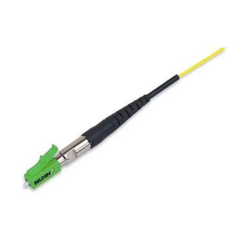 Belden FTSLB900FS01 FX Fusion Splice-On Connector, OS2, LC/APC Simplex, 900µm Tight Buffer, Single-Pack, Green