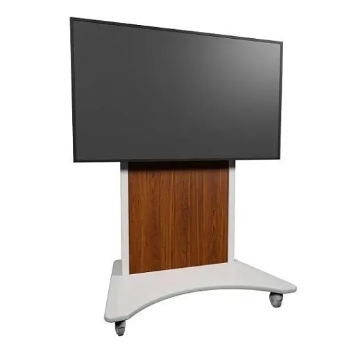 Middle Atlantic FVS-1200SC-WHB3 FlexView Series IFP Fixed Cart, White Base with Glamour Cherry