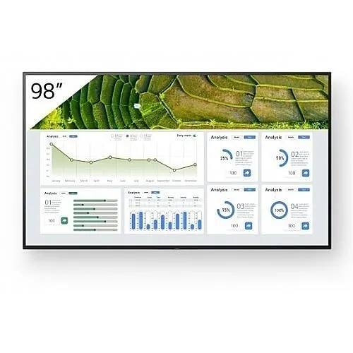 Sony Pro FW98BZ30L BRAVIA BZ30L Series 98" 4K HDR Professional Display with Cognitive Processor XR, Android, USB and 4-HDMI Inputs