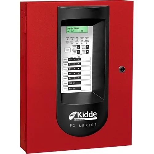 Kidde FX-5RD Zone Conventional Fire Alarm Control Panel with Dialer, Red