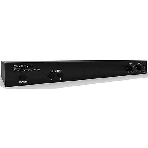 AudioSource AD1002 2-Channel Stereo 50 Power Digital Amplifier for Home Sound Systems, Black