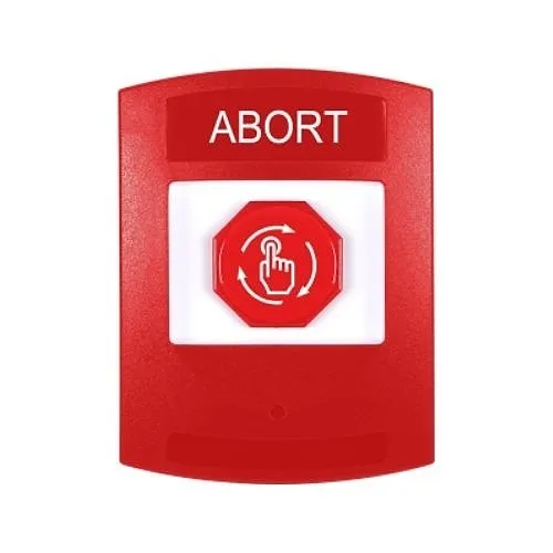 STI G3A009AB-EN G3 Series Multipurpose Push Button, No Camera, No Cover, Turn-to-Reset, ABORT Label, English, Red