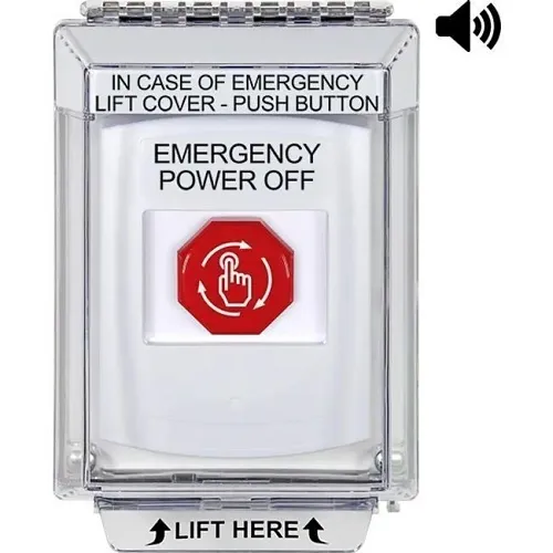 STI G3A349PO-EN G3 Multipurpose Push Button, Flush Mount with Sound, No Camera, Turn-to-Reset, White