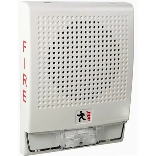 Edwards Signaling G4HFWN-S7VMB Genesis 70V High Fidelity Speaker-Strobe Slecectable Candela, Blue Lens, White