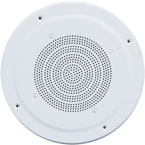 Speco G86T 86 Series 8" 70/25V Classic Grille In-Ceiling Speaker, Off-White
