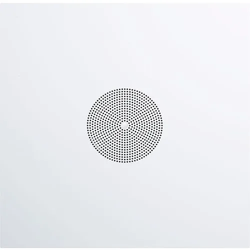 Speco G86TG2X2C x 2' G86 Ceiling Tile Speaker with Volume Control Knob, White