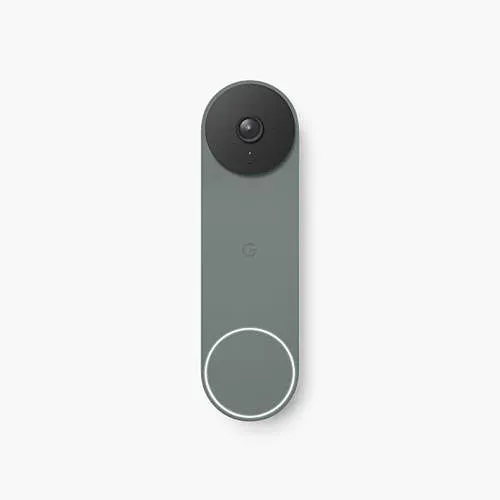 Google Nest Doorbell Battery, Battery Powered Video Doorbell, Ivy (GA02075-US)