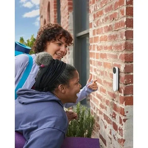 Google Nest Doorbell Battery, Battery Powered Video Doorbell, Ash (GA02076-US)