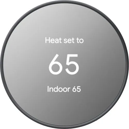 Google Nest Thermostat, Smart Programmable, Gray (GA02081-US)