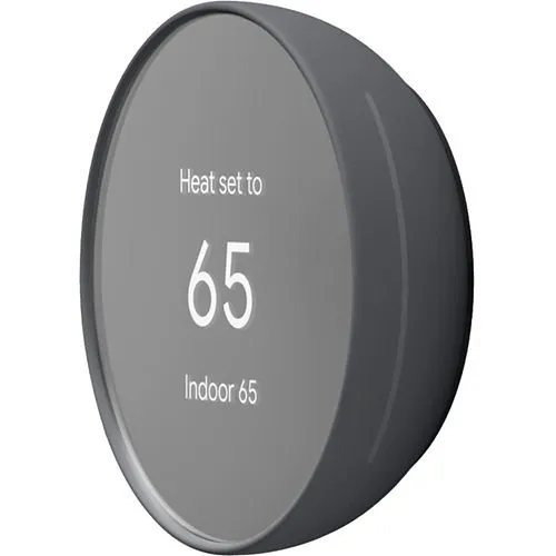 Google Nest Thermostat, Smart Programmable, Charcoal (GA02081-US)