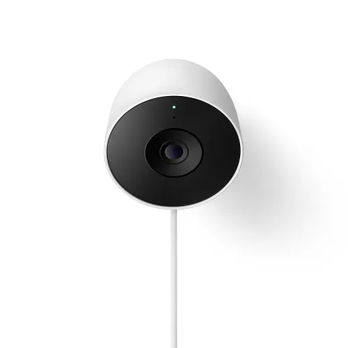 Google Nest Cam Outdoor Wired 2nd Gen, Snow (GA09963-US)