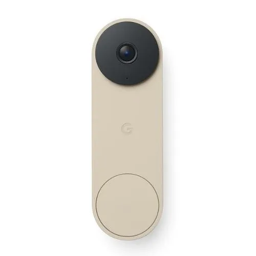 Google Nest Doorbell Wired 3rd Gen, Linen (GA09969-US)