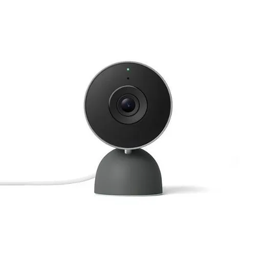 Google Nest Cam Indoor Wired 3rd Gen, Hazel (GA09975-US)